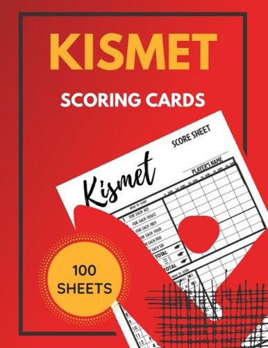 Kismet scoring cards - kismet, cards: