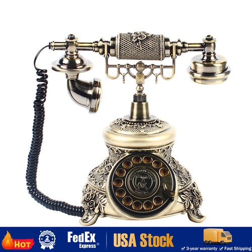 Vintage phone antique - phone, rotary