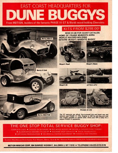 1971 motion minicar dune - motion, buggy
