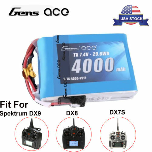 Gens ace 4000mah 4v tx - ace, 7.4v