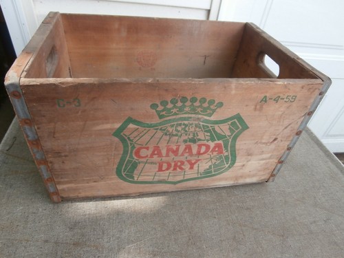 Vintage wooden soda - box, crate