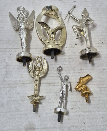 Lot vintage metal trophy - lot,