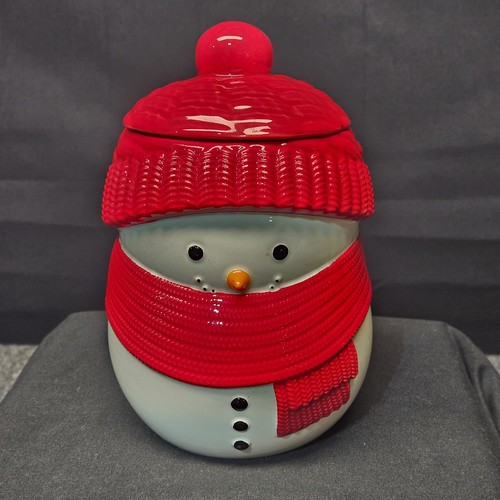 Snowman cookie jar christmas - cookie,