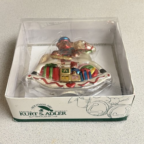 Kurt adler santa world rocking - santa,