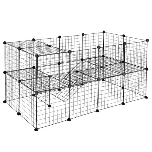 Pet playpen cage two - pet, two-storey