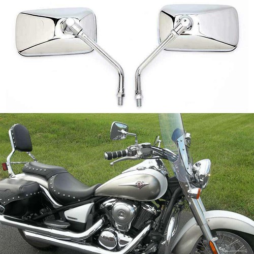 Motorcycle chrome side mirrors - motorcycle,