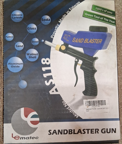 Lematec sandblaster gun kit - le,