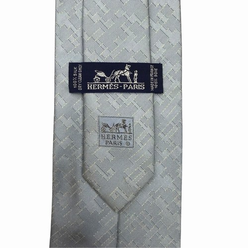 Hermes men recent tie - men's, light