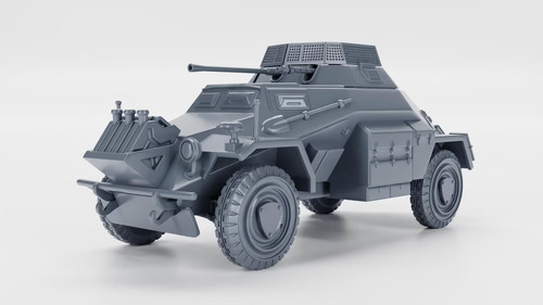 Kfz 222 armored car - armored,