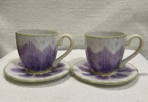 Longaberger pottery teacups - pottery,
