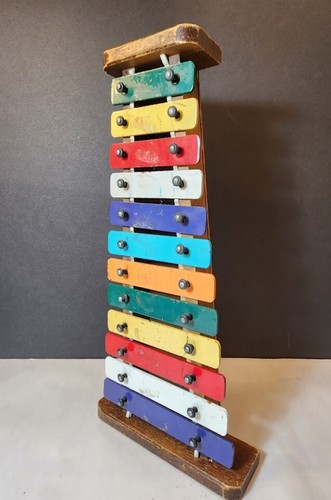 Color xylophone key musical - 12,
