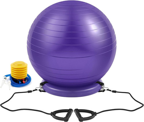 Yoga ball chair - ball, with