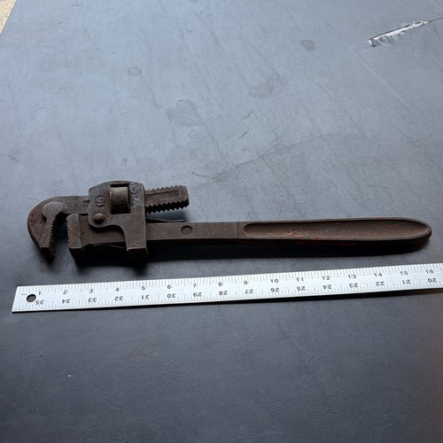 Antique stillson pipe - antique,