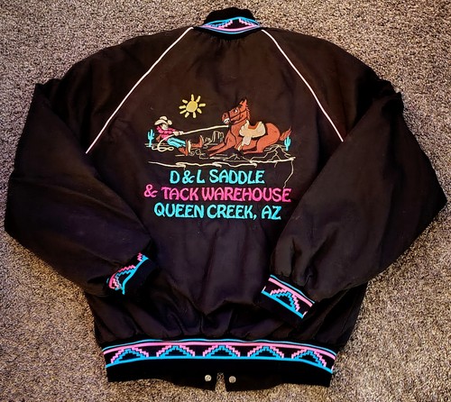 Vntg 90s western - vntg, satin
