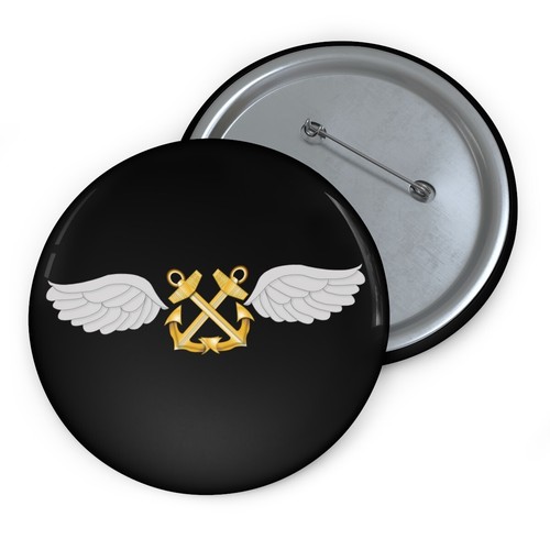 Pin buttons navy rate - pin,