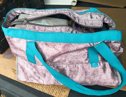 Lotus yoga tote carrying - lotus,