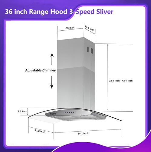 Island ceiling mount - in,