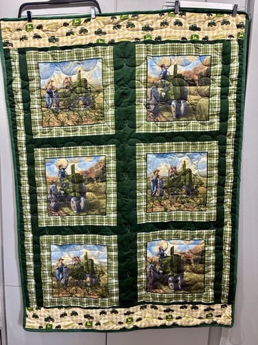 Handmade john deere patchwork - john,