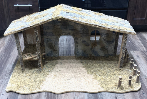 Nativity crèche stable x - nativity, 32"