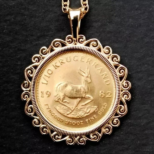 Krugerrand coin custom - coin,