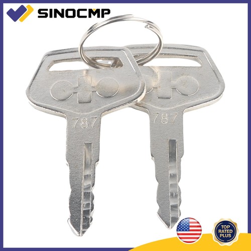 2pcs 787 ignition keys for - 2pcs,