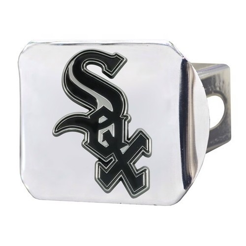 Chicago white sox hitch cover - white,