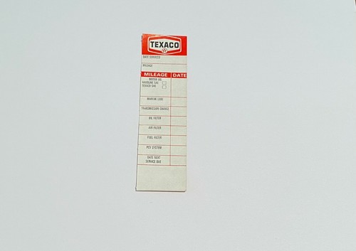 1971 texaco oil change vintage - texaco,