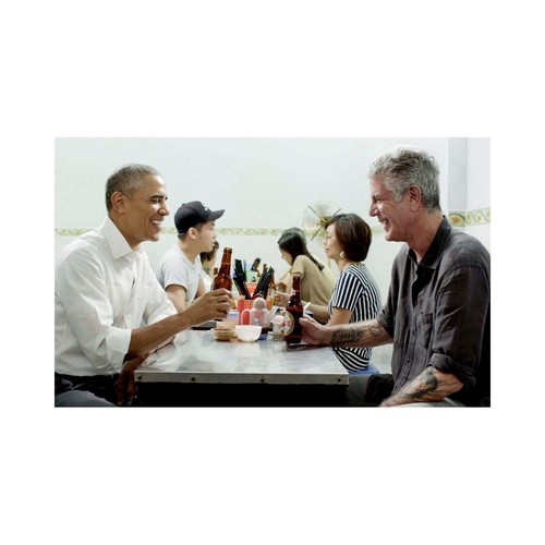 Barack obama anthony - obama, bourdain