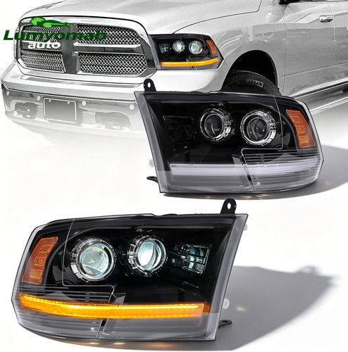 Pair led projector headlights - pair,