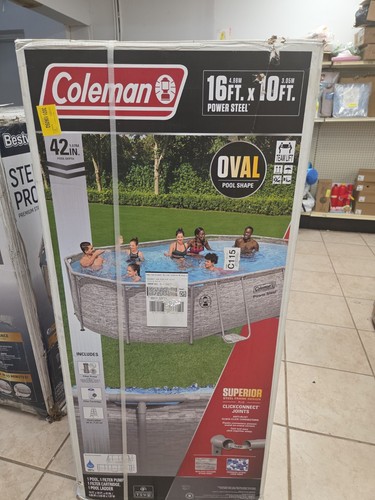 Coleman power steel - coleman, oval