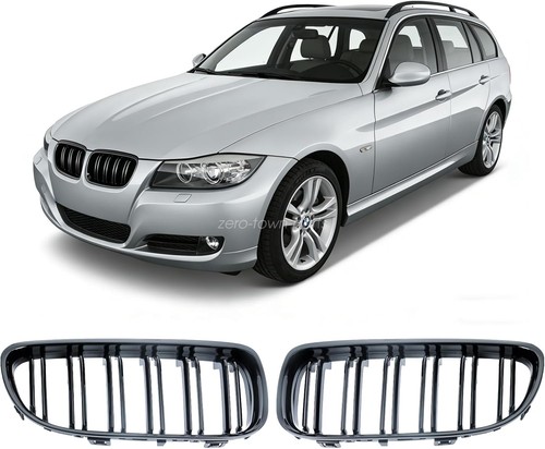 Gloss black front kidney dual - gloss,
