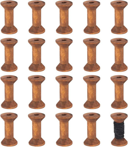 20pcs antique wooden - wooden, empty