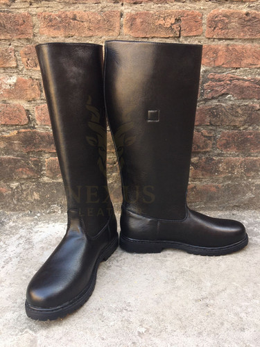 Black leather horse riding - horse,