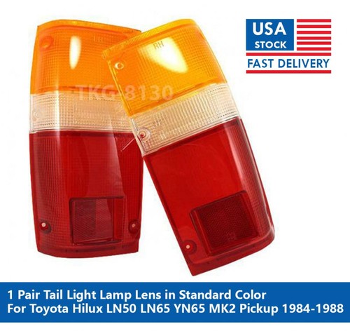 Pair rear tail light lens - pair,