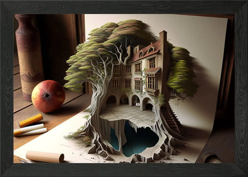 Dream sculpture framed - dream,