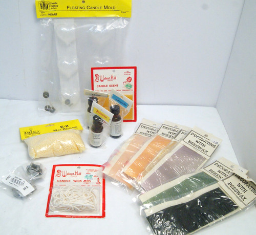 Candle making supplies lot - candle,