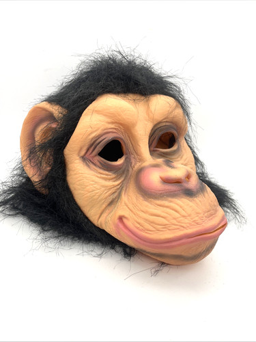 Realistic chimp monkey mask - realistic,