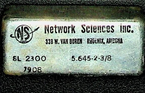 Network sciences 2300 - network,