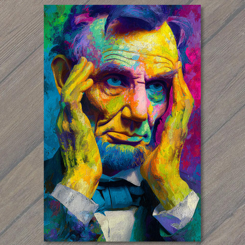 Art print abraham - art,