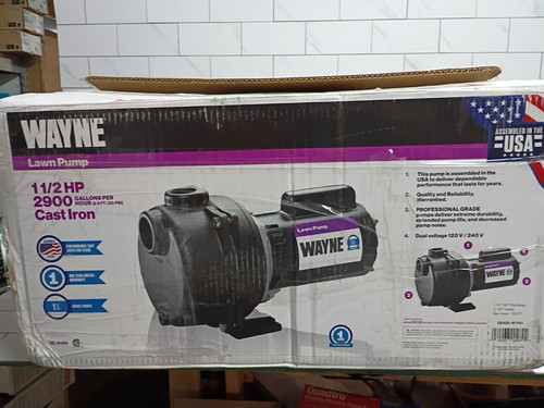 Wayne wls150 2hp 230v cast - 1-1/2hp,