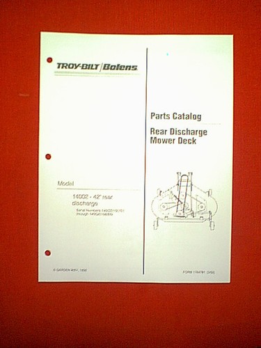 Troy bilt bolens - tractor, 42"