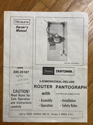 Deluxe router pantograph - deluxe,