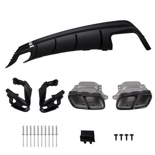 Rear bumper diffuser - bumper, diffuser+tailpipes