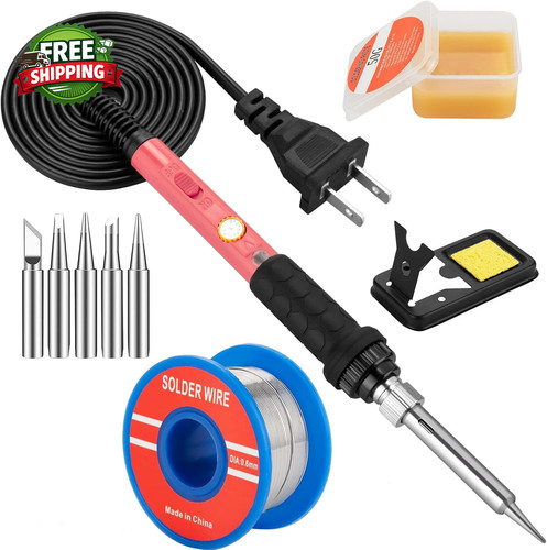 Soldering iron kit - kit, 60w