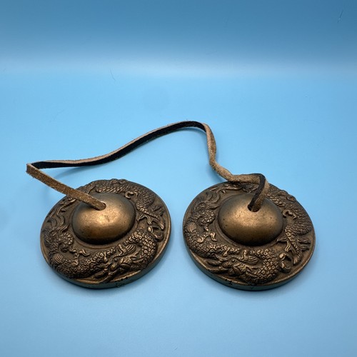 Dragon tingsha hand cymbals - dragon,