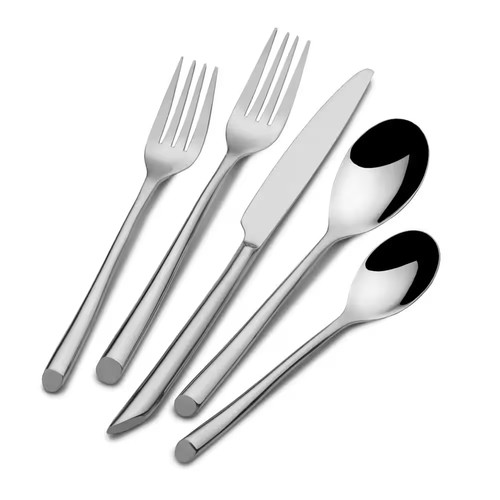 Wave forged flatware set - forged,