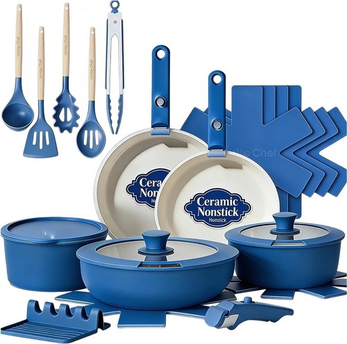 Pots and pans set non - pans, stick