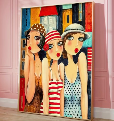 Art canvas women - women,