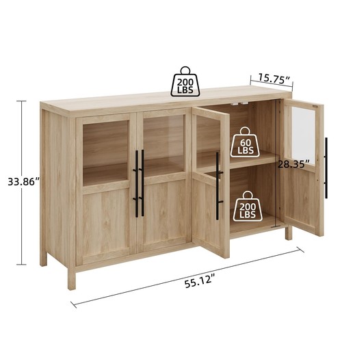 Modern farmhouse buffet - 55",