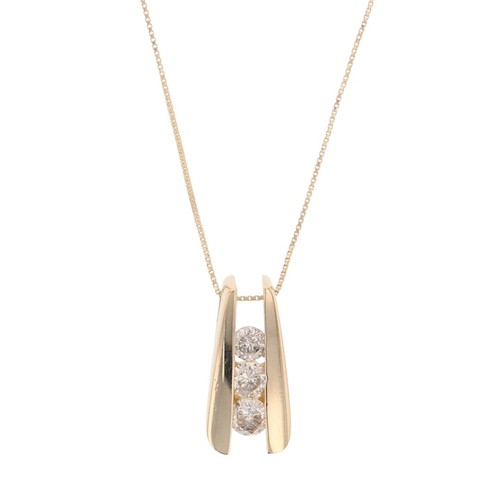 52ctw diamond three - .52ctw, three-stone